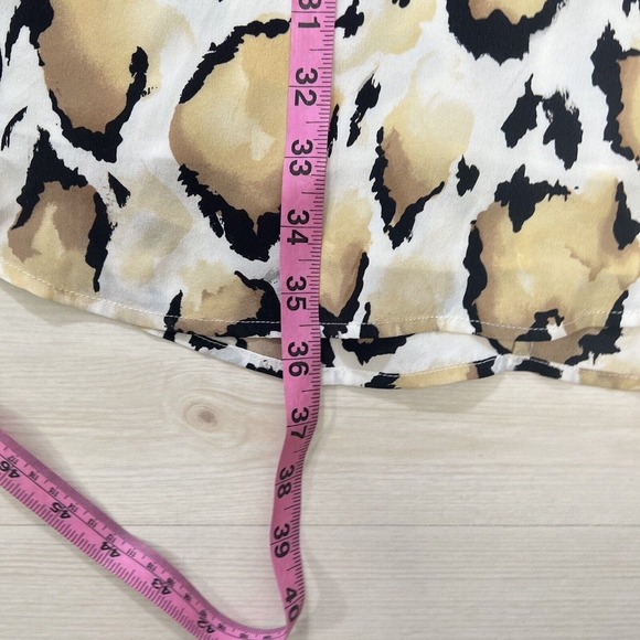 Equipment Femme Dress Medium 100% Silk Leopard print Shirt Dress Lined - Picture 16 of 16